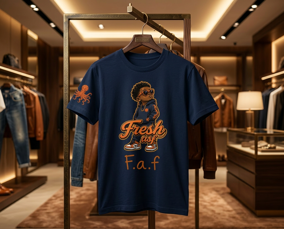 Fresh asf navy and orange Hunters Lane drop