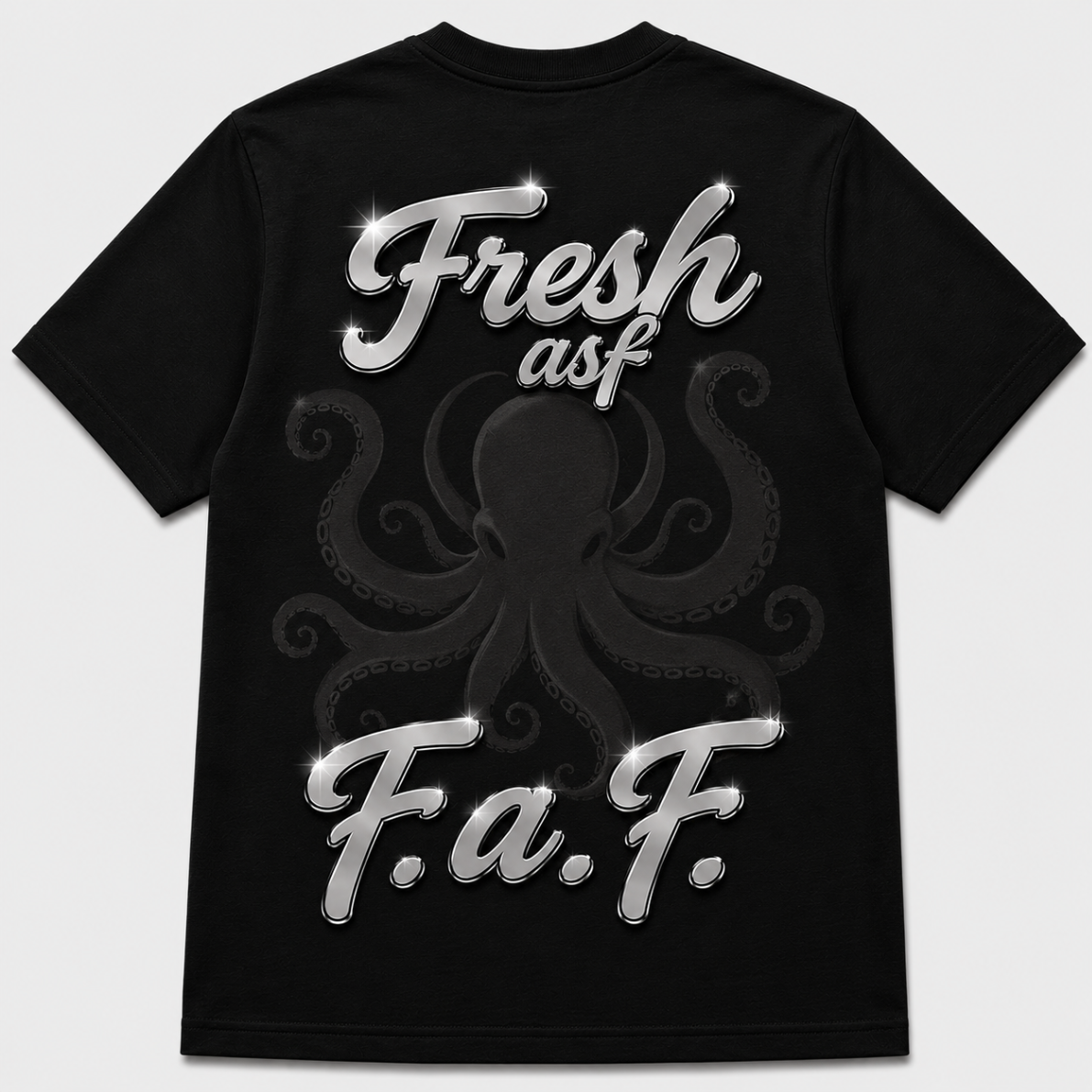 Fresh asf Tee — Silver Chrome